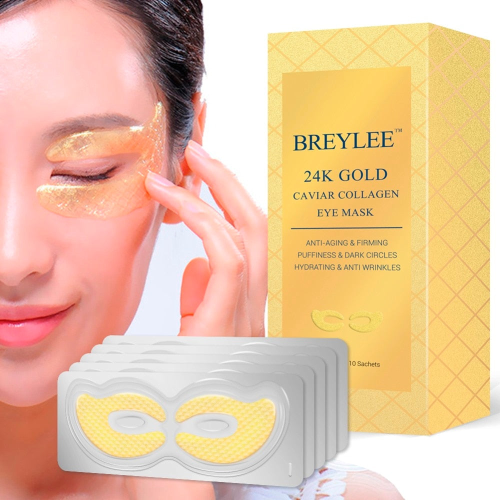 24 k gold eye mask