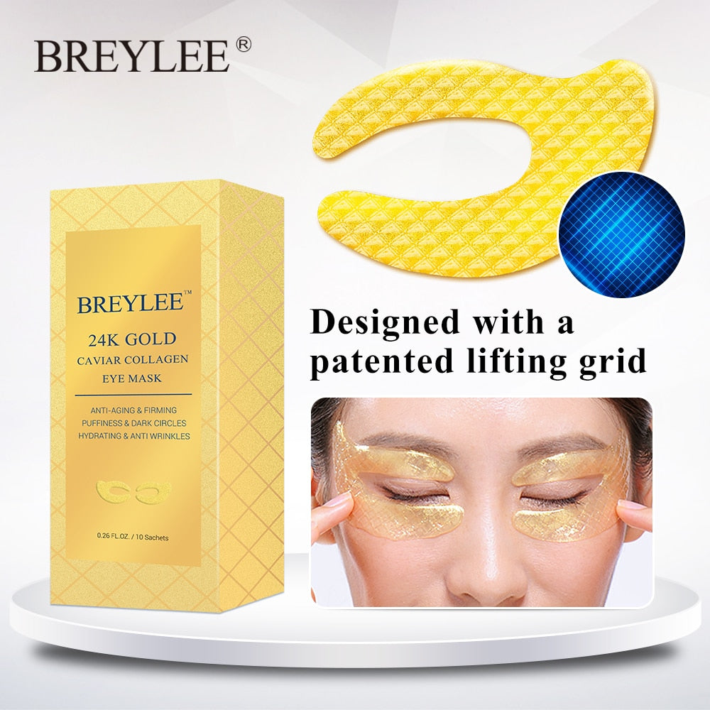 24 k gold eye mask